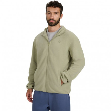 Polar męski 4F M357 oliwkowy 4FWAW25TFLEM357 44S 2XL