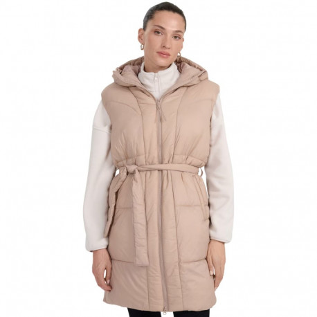 Kamizelka damska 4F F221 beżowa 4FWAW25TVJAF221 083S XL