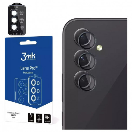 3mk telefonikaamera kaitseklaas Samsung Galaxy A54 Pro, must