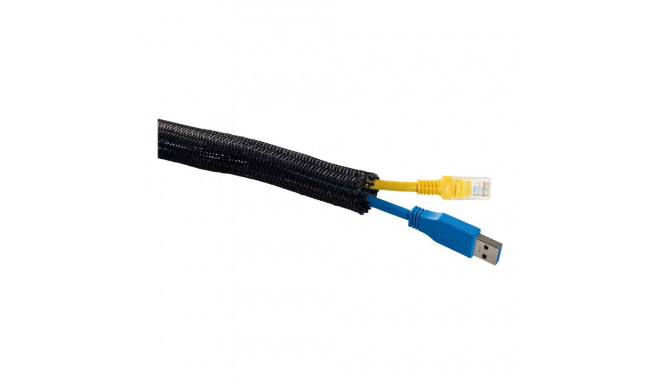 MULTIBRACKETS universaalne kaablikate isekinnituva basic 19mm must 50m