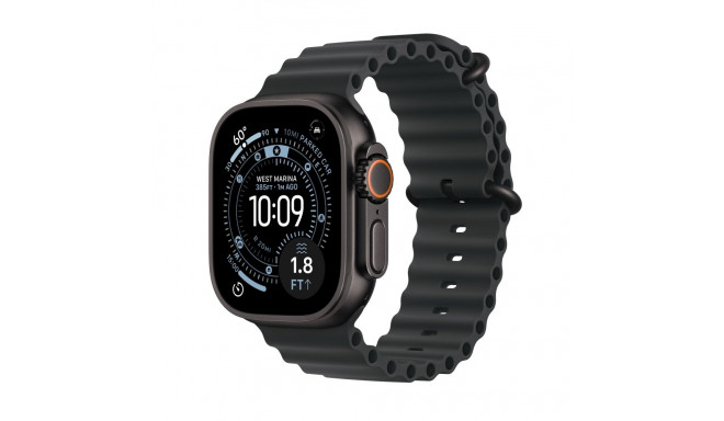 Apple Watch Ultra 3 GPS + Cellular 49mm Black Titanium Case with Black Ocean Band