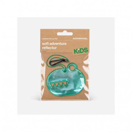 Helkur lastele BOOKMAN Soft Adventure Reflector, Dinosaur Green