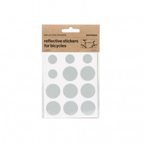 Helkurkleepsud jalgrattale BOOKMAN Reflective Stickers for Bicycles, White Dots