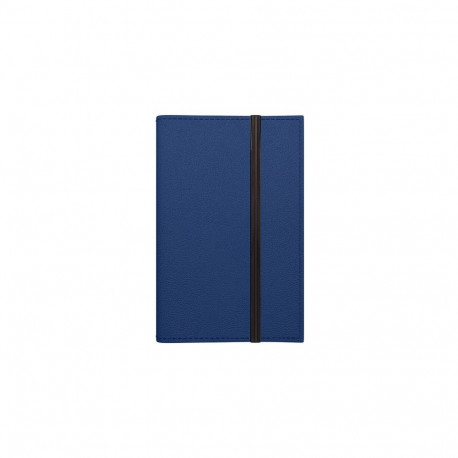 Midimärkmik FLEX Päev tumesinine, spiraalköide, kummist kinnituspael, kunstnahast kaantega 2026a.