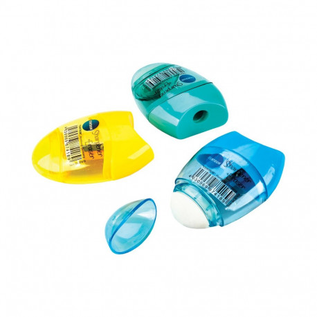 Pliiatsiteritaja/kustutuskumm Centrum, assortiivärvid