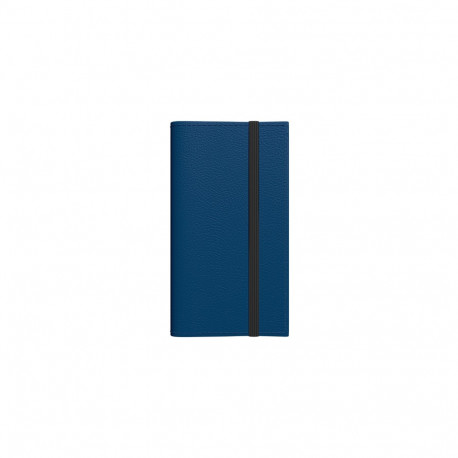 Midimärkmik FLEX tumesinine Nädal H, spiraalköide, kummist kinnituspael, kunstnahast kaantega 2026a