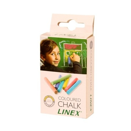 Kriit Linex ümar, värviline,10tk