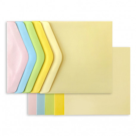Kaarditoorik ja ümbrik Smooth Satin MIX KW145 - 5tk