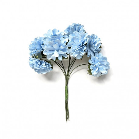 Paberlill Kobardaalia - helesinine, 8tk