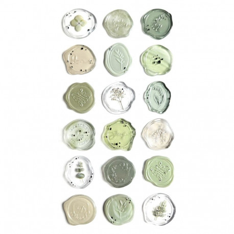 Kleebised - helerohelised kirjapitsatid, 18tk