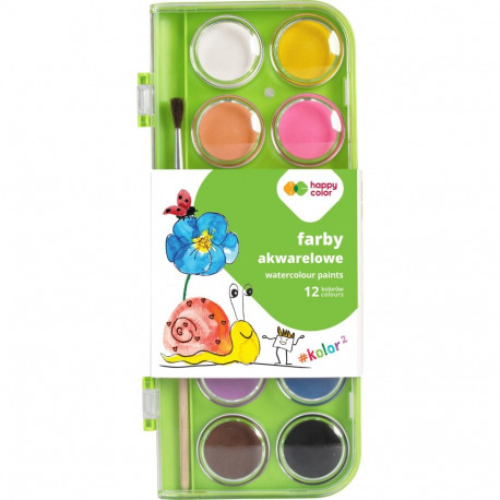 Akvarellvärvide komplekt Premium, 12tk