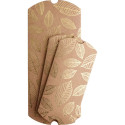 Kinkekarbid Golden Leaves, 3tk