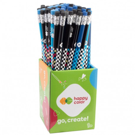 Harilik pliiats Skate, kustukummiga, kolmnurkne