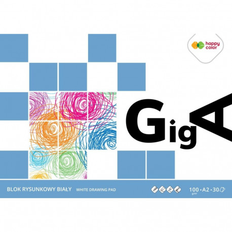 Joonistusplokk GigA A2, 100g/30lk