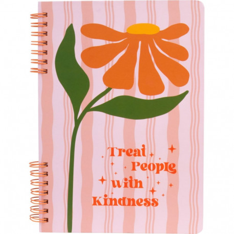 Spriaalköites märkmik BLOOM Boho - A5, 80lk