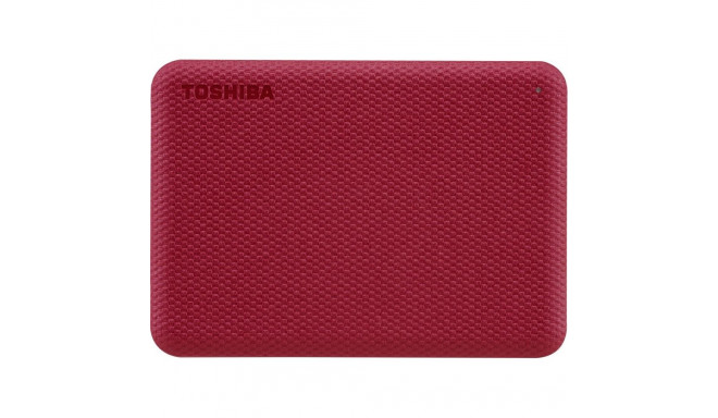 Toshiba Canvio Advance HDTCA10ER3AA 1000 GB, 2.5 ", USB 3.2 Gen1, Red