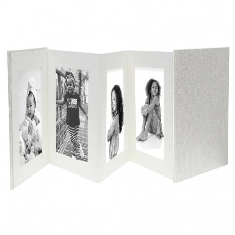 Deknudt Leporello grey   8x13x18 Linen, 8 Photos      A66DC7 8PH