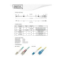 DIGITUS Fiber Optic Patch Cord, LC/SC Multimode 50/125 µ, OM3, Duplex, 5m