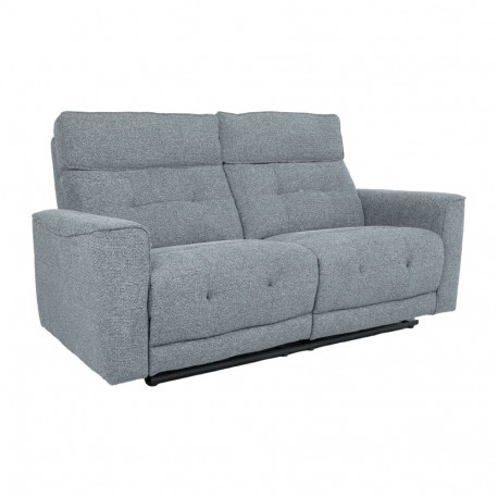 Recliner sofa BOSCO 2,5-seater with electric mechanism, bluish grey