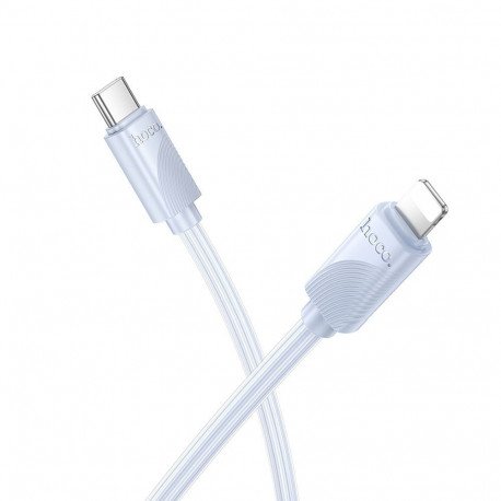 Cable USB C to Lightning Hoco PD 27W 1 m X114 blue