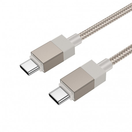 Cable USB C to USB C Hoco 3A 60W 1 m X110 gold