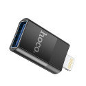 Adapter OTG USB A to Lightning Hoco UA17 black