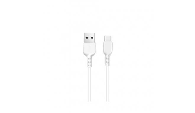 Cable USB A to USB C Hoco 2,4A 3 m X20 white