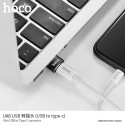 Adapter OTG USB A to USB C Hoco UA6 black