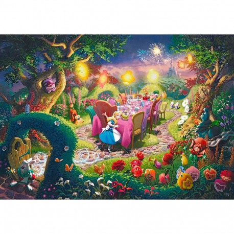 Thomas Kinkade Studios: Disney Dreams Collection - Alice in Wonderland, Mad Hatter’s Tea Party (6000
