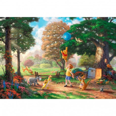 Schmidt Spiele Thomas Kinkade Studios: Disney Dreams Collection - Winnie Pooh II, Puzzle (6000 Piece