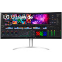 LG 40WP95XP-W, gaming monitor - 39.7 - black/white, curved, HDMI, DisplayPort, USB-C, Free-Sync, HDR