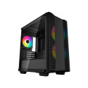 DeepCool CC360 ARGB, tower case (black, tempered glass)