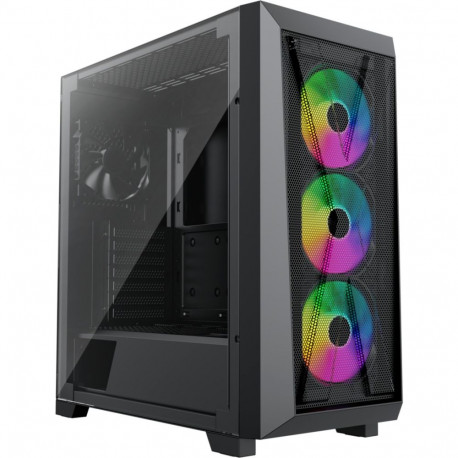 Xilence XILENT X X912.ARGB, tower case (black, tempered glass)