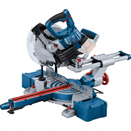Bosch cordless chop and miter saw BITURBO GCM 18V-254 D Professional solo, chop and miter saw (blue,