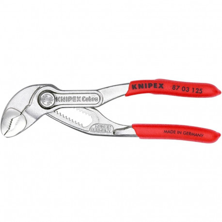 Cobra toru- ja veepumbatangid 87 03 125 pikkusega 125mm sobivad torudele kuni 1", punane