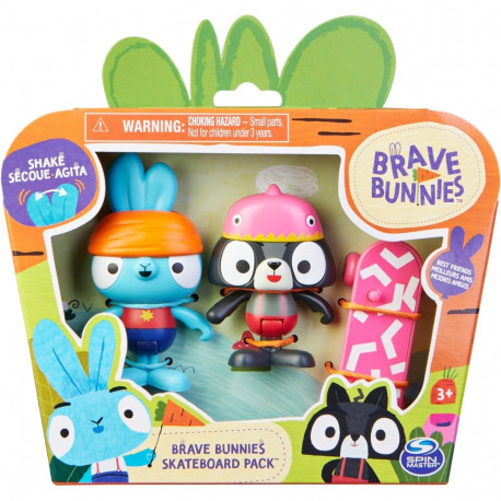 Brave Bunnies -  Schatzsuche mit Boo Hase und Tiger (mit 2 Actionfiguren und 1 Schatzkiste als Zubeh