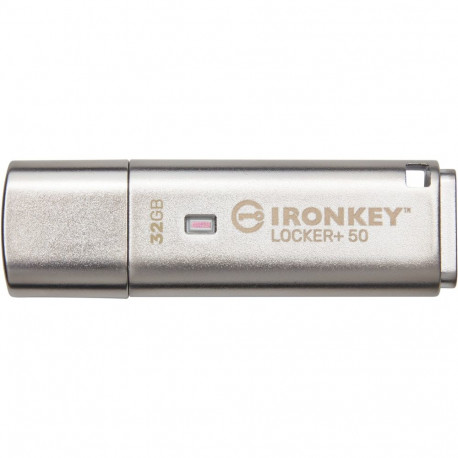 IronKey Locker+ 50 32 GB (aluminium, USB-A 3.2 Gen 1)