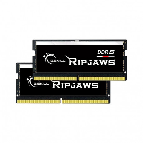 Ripjaws SO-DIMM mälukomplekt F5-5600S4040A32GX2-RS 64GB DDR5-5600 (2x32GB) INTEL XMP, must