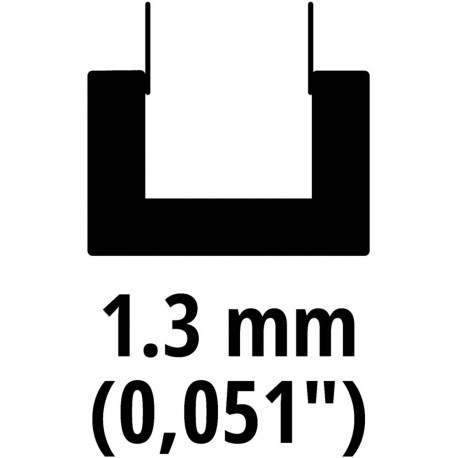 Einhell replacement sword 4500363, saw sword (25cm, 1.3mm)
