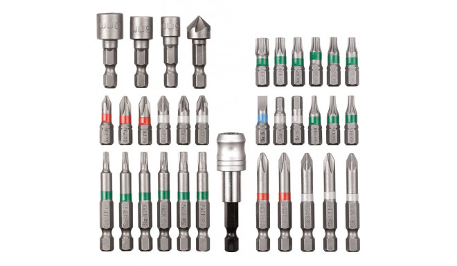 Bit-Satz, 34-teilig (1/4", in S-Box)