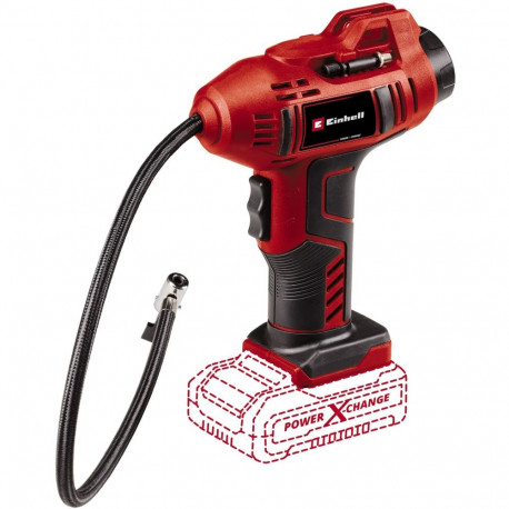 Power X-Change aku-autokompressor CE-CC 18 Li-Solo 18Volt ilma akuta ja laadijata, punane/must