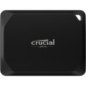 Crucial X10 Pro Portable SSD 4 TB, External SSD (black (matt), USB-C 3.2 Gen 2x2 (20 Gbit/s))