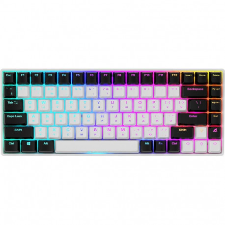 SKILLER SGK50 S3 (weiß, RU-Layout, Gateron Yellow)