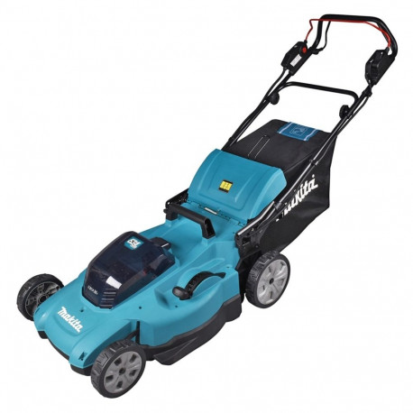 Akku-Rasenmäher DLM539PT2, 36Volt (2x18Volt) (blau/schwarz, 2x Li-Ionen Akku 5,0Ah, mit Radantrieb)