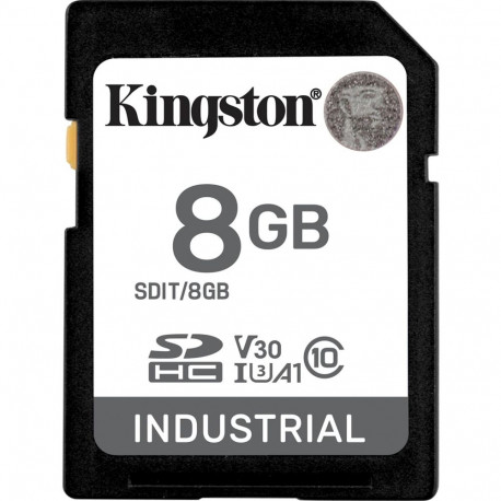 Industrial 8 GB SDHC (schwarz, UHS-I U3, Class 10, V30, A1)