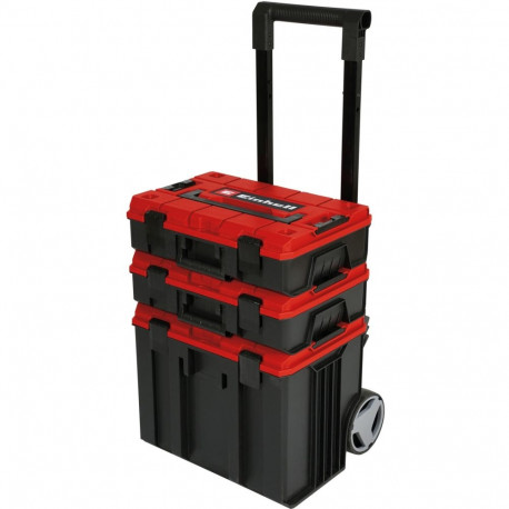 E-Case süsteemikohver Tower 1x E-Case L 2x E-Case S, must/punane