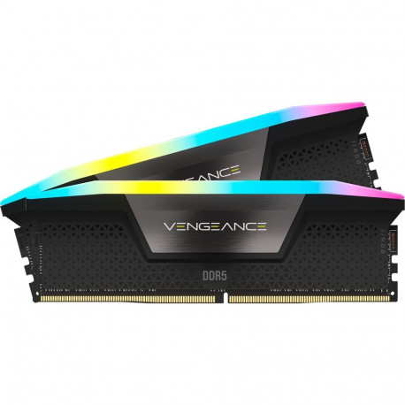 DIMM 64 GB DDR5-6000 (2x 32 GB) Dual-Kit (grau, CMH64GX5M2B6000Z30, Vengeance RGB, INTEL XMP, AMD EX