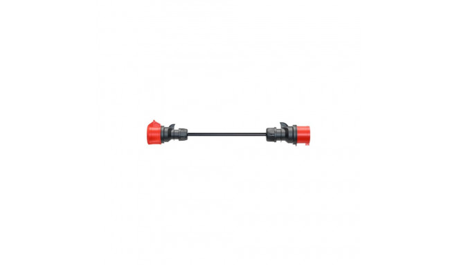 Adapter für Gemini flex 11 kW, CEE rot Drehstrom 16A > CEE rot 32A (schwarz, 30cm)