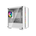 DeepCool CC360 WH ARGB, tower case (white, tempered glass)