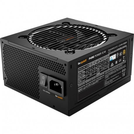 be quiet! Pure Power 12M 1200W, PC power supply (black, 5x PCIe, cable management, 1200 watts)